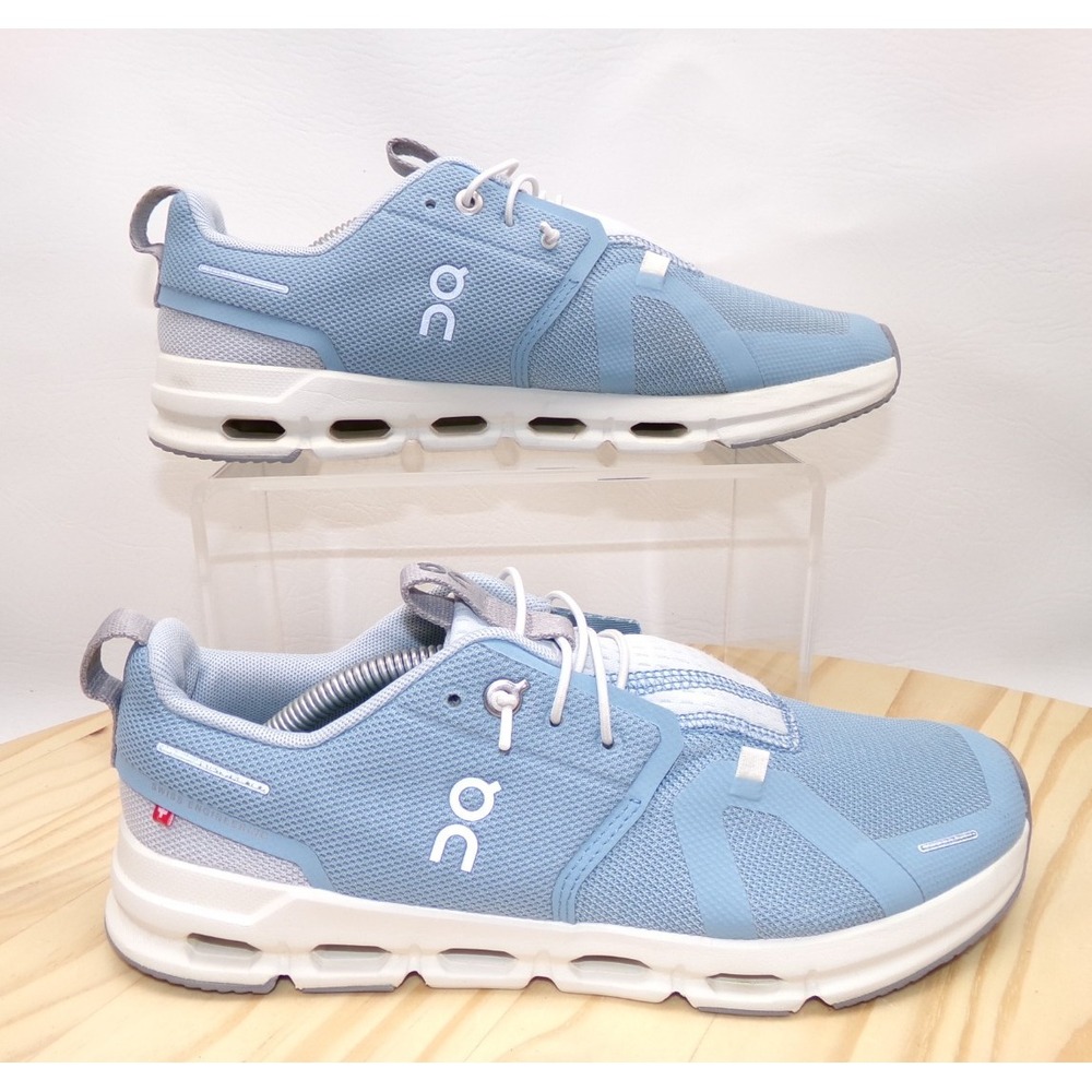 On Cloud Sky Shoes Youth Light Blue Sz Y6 or Womens 7.5 Slip On Sneakers